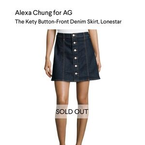 AG Dark Denim Like New Skirt